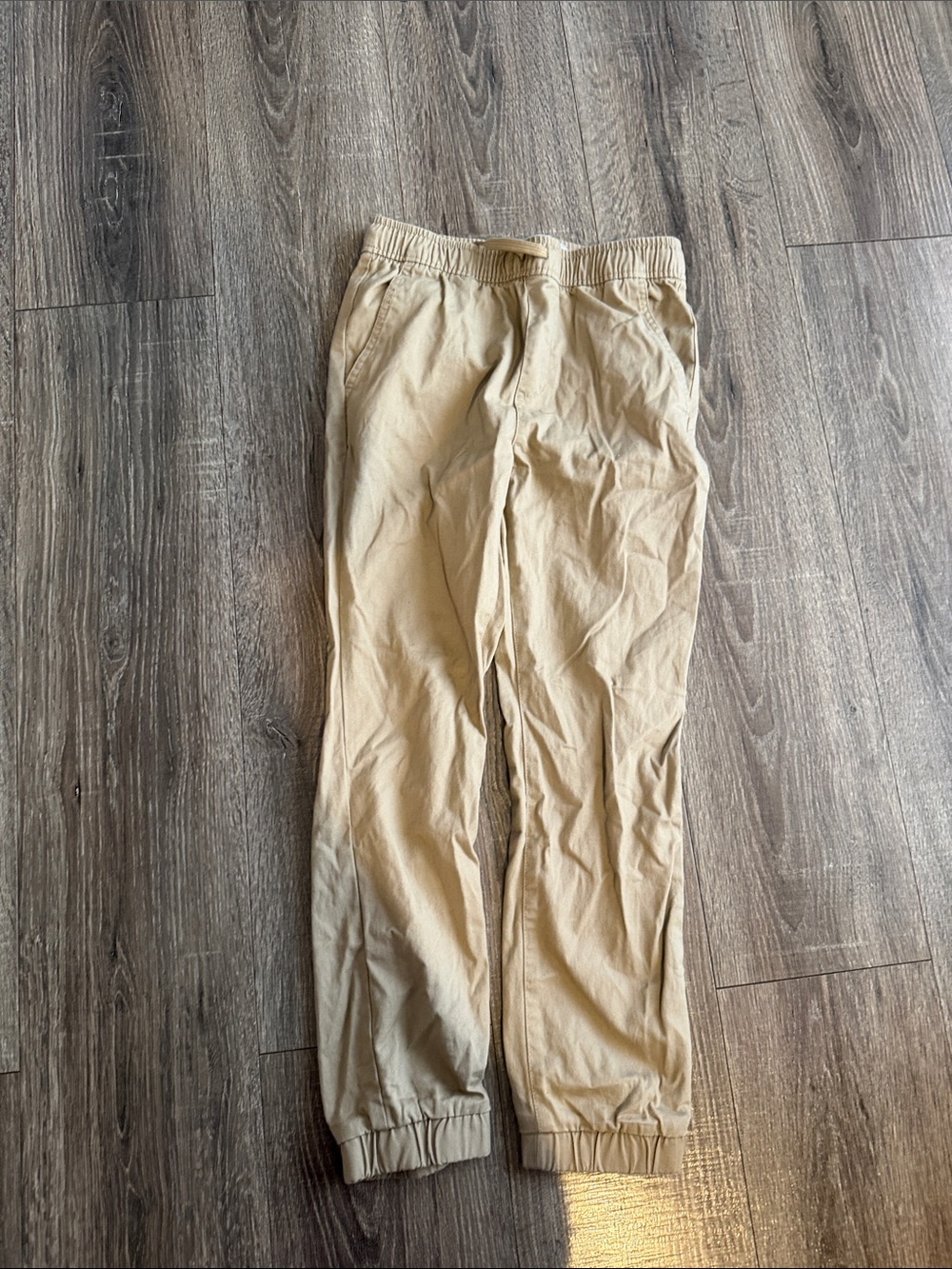 Old Navy Boy’s Khaki Jogger Pants - Casual Elastic Waist